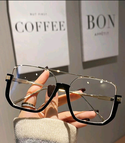 Clear Lense Oversized Fashion Frames